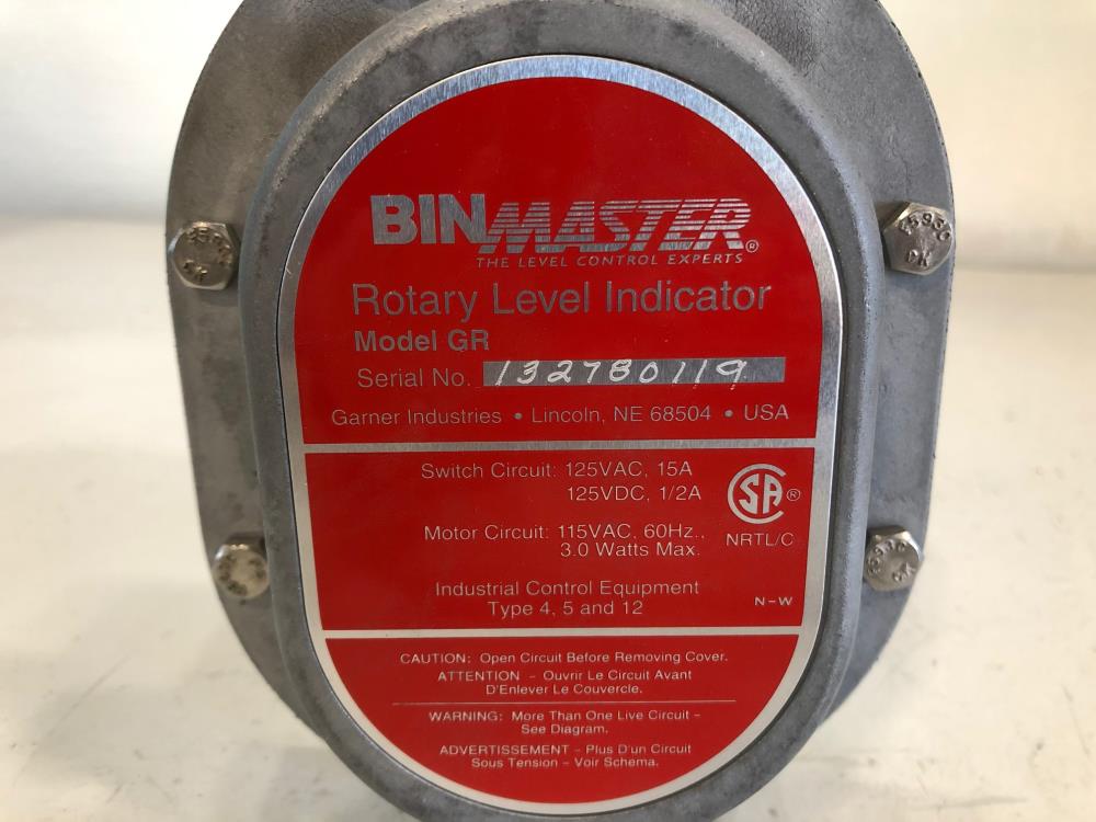 BinMaster GR Rotary Level Indicator